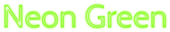 Neon Green Logo Style