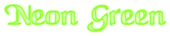 Neon Green Logo Style