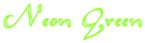 Neon Green Logo Style