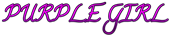 PURPLE GIRL Logo Style