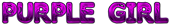 PURPLE GIRL Logo Style