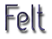 Felt Logo Style