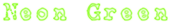 Neon Green Logo Style