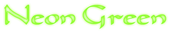 Neon Green Logo Style