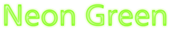 Neon Green Logo Style