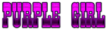 PURPLE GIRL Logo Style