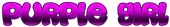 PURPLE GIRL Logo Style