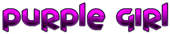 PURPLE GIRL Logo Style