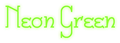 Neon Green Logo Style