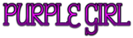 PURPLE GIRL Logo Style