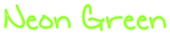 Neon Green Logo Style