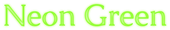 Neon Green Logo Style