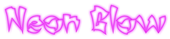 Neon Glow Logo Style