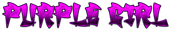 PURPLE GIRL Logo Style