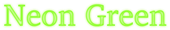 Neon Green Logo Style