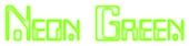 Neon Green Logo Style