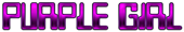 PURPLE GIRL Logo Style