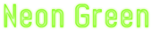 Neon Green Logo Style