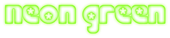 Neon Green Logo Style