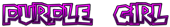 PURPLE GIRL Logo Style