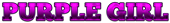 PURPLE GIRL Logo Style