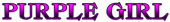 PURPLE GIRL Logo Style