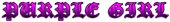 PURPLE GIRL Logo Style