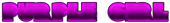 PURPLE GIRL Logo Style