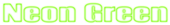 Neon Green Logo Style