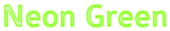 Neon Green Logo Style