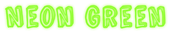 Neon Green Logo Style