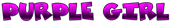 PURPLE GIRL Logo Style