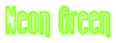 Neon Green Logo Style