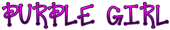 PURPLE GIRL Logo Style