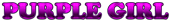 PURPLE GIRL Logo Style