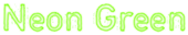 Neon Green Logo Style