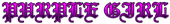 PURPLE GIRL Logo Style