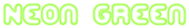 Neon Green Logo Style