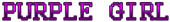 PURPLE GIRL Logo Style