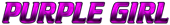 PURPLE GIRL Logo Style