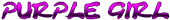 PURPLE GIRL Logo Style