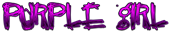 PURPLE GIRL Logo Style