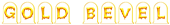 GOLD BEVEL Logo Style