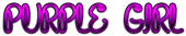 PURPLE GIRL Logo Style