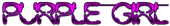 PURPLE GIRL Logo Style