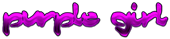 PURPLE GIRL Logo Style