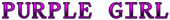 PURPLE GIRL Logo Style