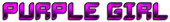 PURPLE GIRL Logo Style