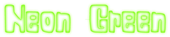 Neon Green Logo Style