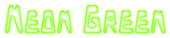 Neon Green Logo Style